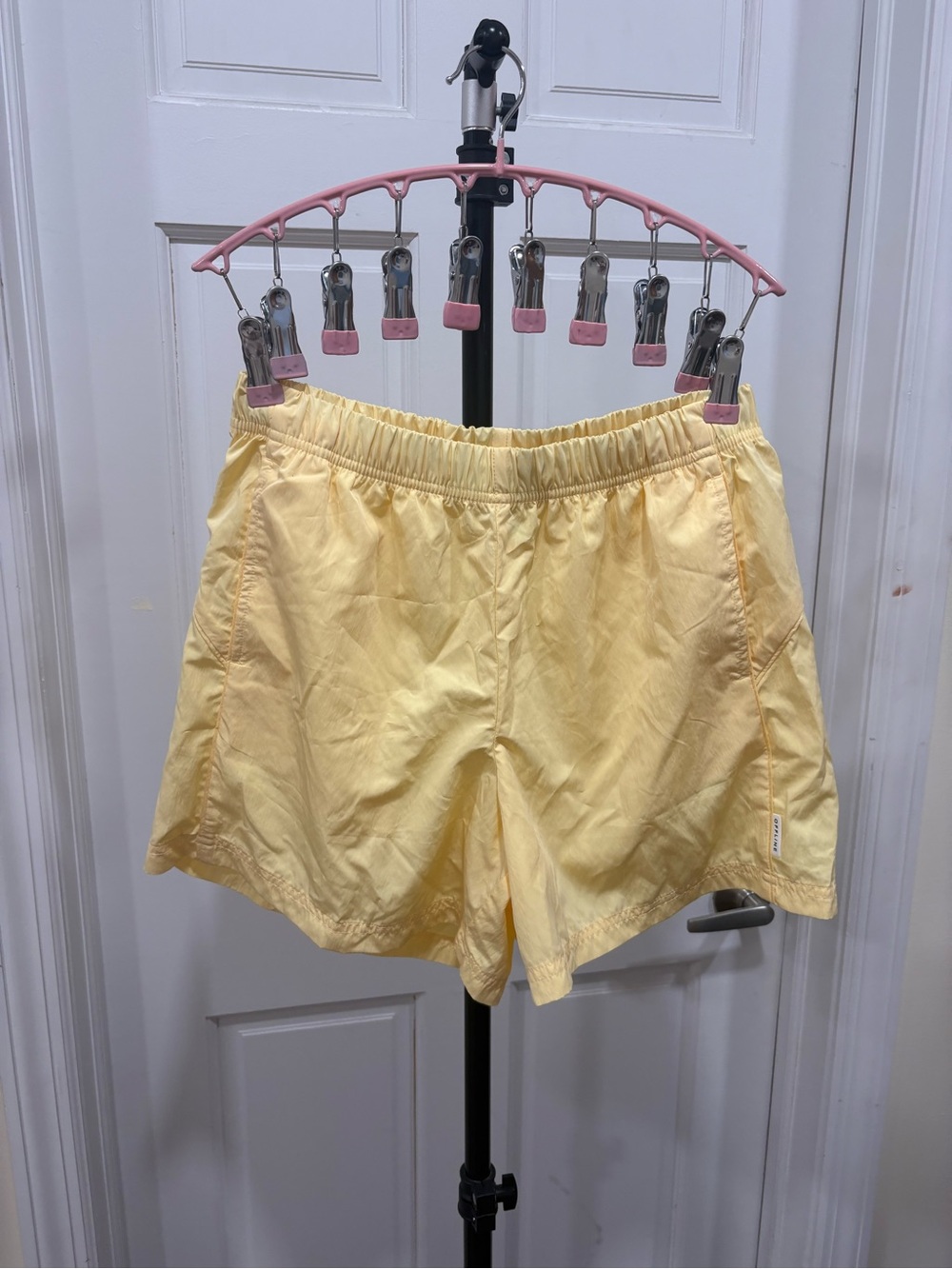 Aerie Yellow Nylon Shorts